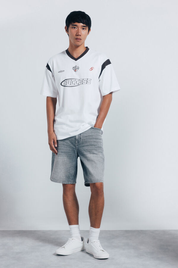 Springfield T-shirt sport success blanc