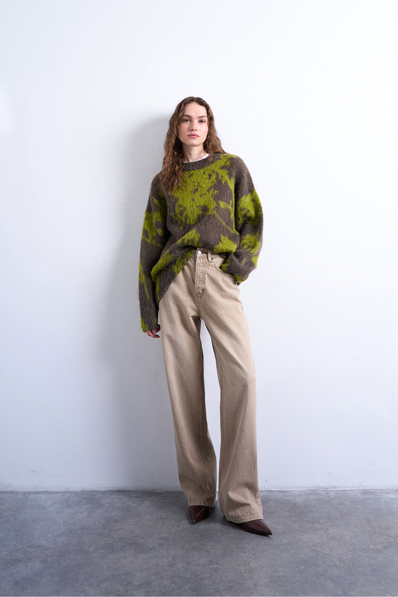 Topshop Camisola de manga comprida com bordado