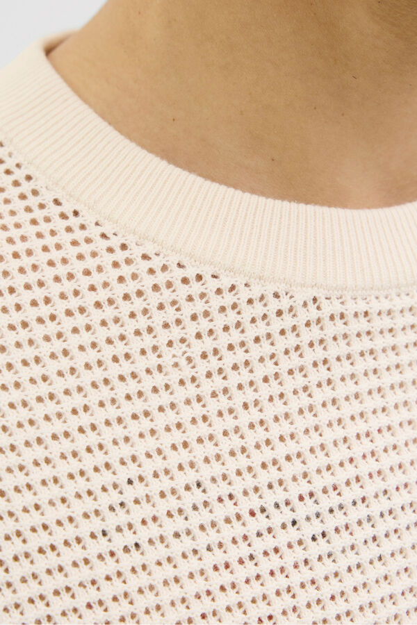 Jack & Jones Camiseta de punto relaxed fit blanco