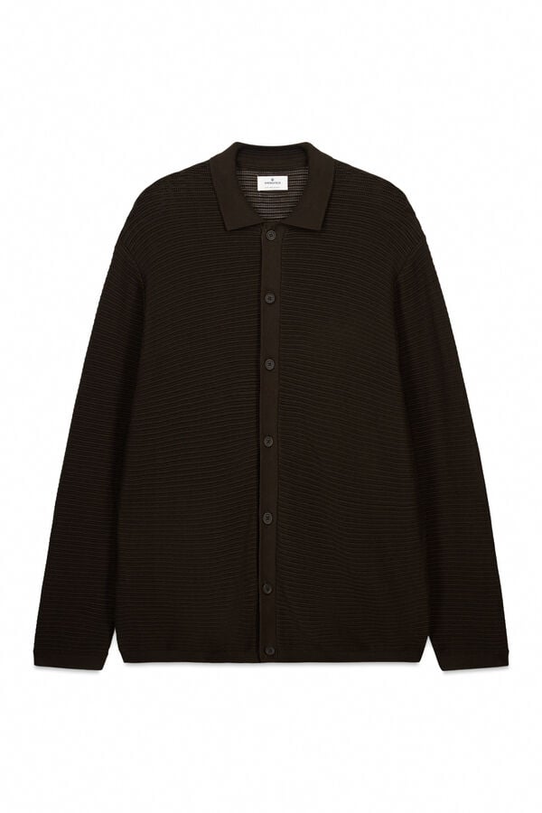 Springfield Kardigan od 100% pamuka Braon