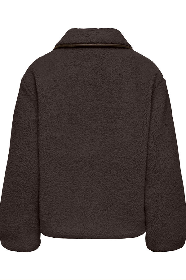 JDY Teddy coat Braon