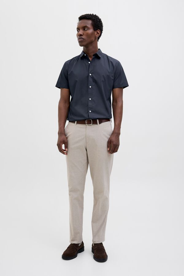 Jack & Jones Serge slim fit shirt blue