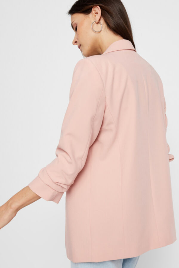 Springfield 3/4 length sleeve blazer pink