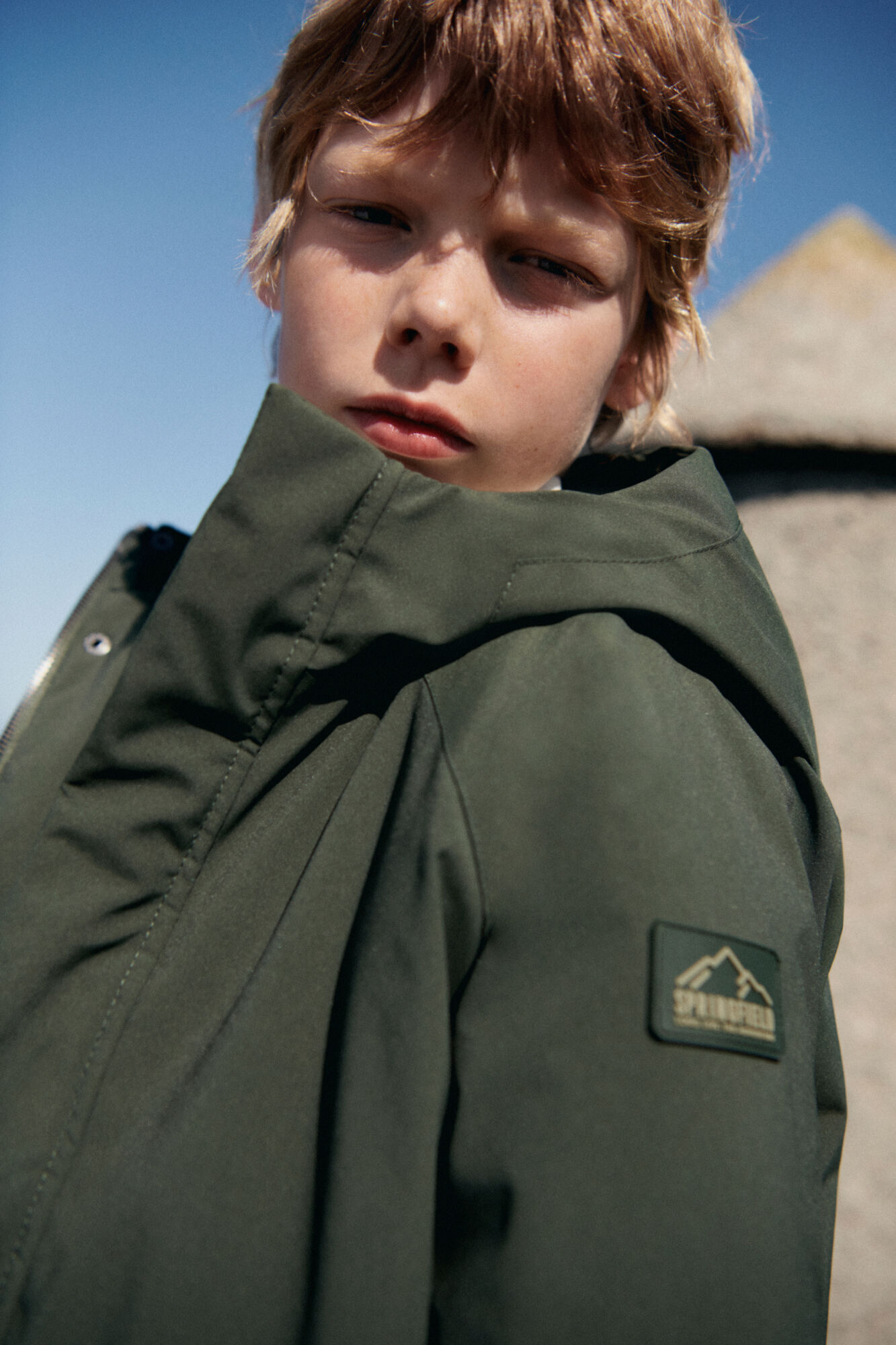 Springfield Kids Siva parka jakna za decu