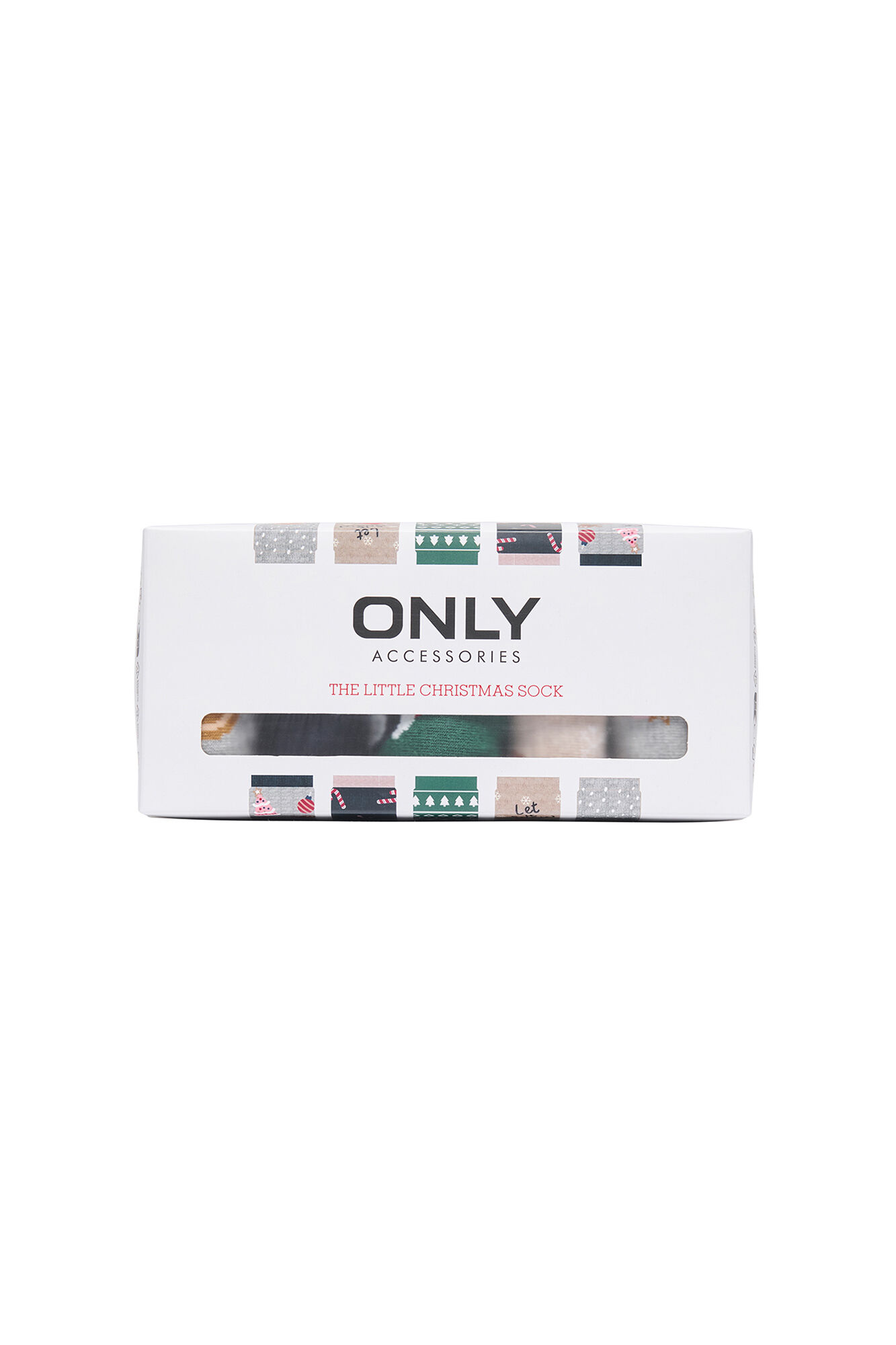 Only Girls Pacote de 5 meias de Natal