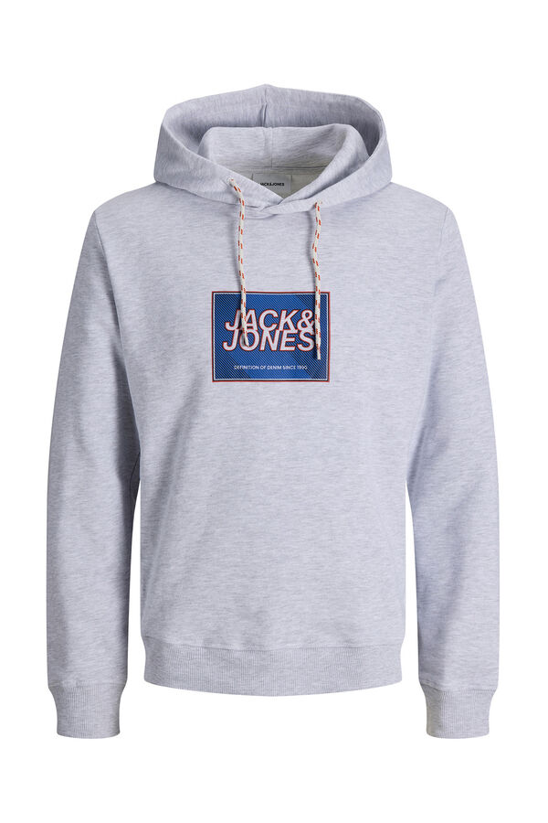Jack & Jones Sweatshirt capuz cinzento