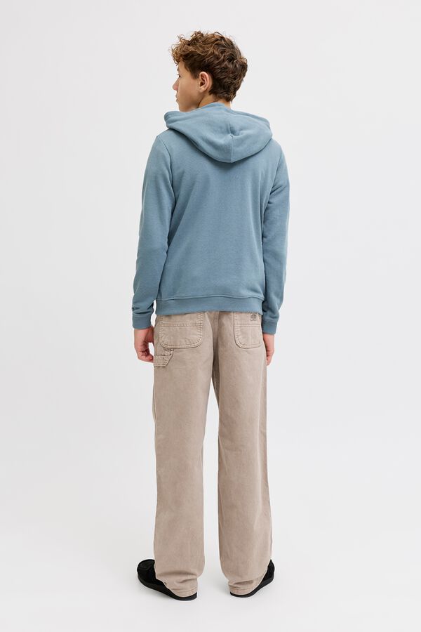 Jack & Jones Junior Fleece hooded sweatshirt grey