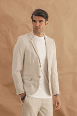 Celopman Knit Blend Blazer  grey