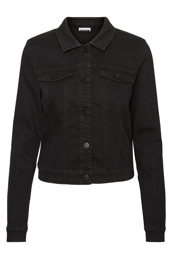 Noisy May Denim slim fit jacket black