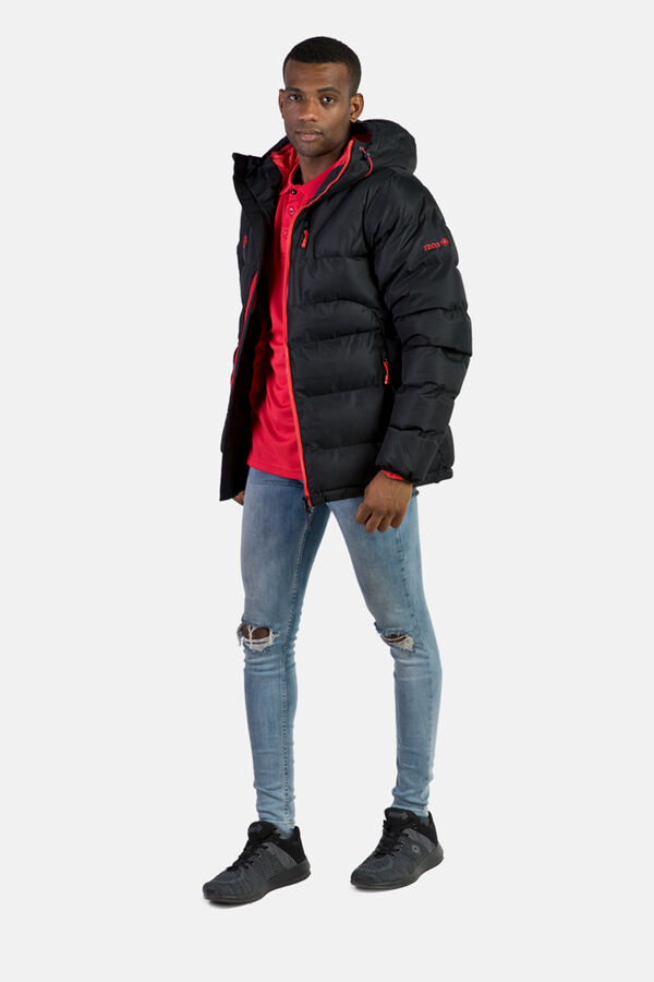 Izas Water-repellent fiberfill jacket black