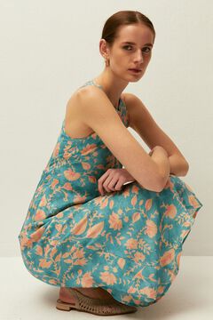 Systemaction Vestido largo de tirantes