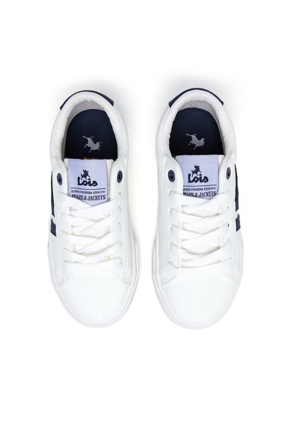 Lois Street tennis sneaker white