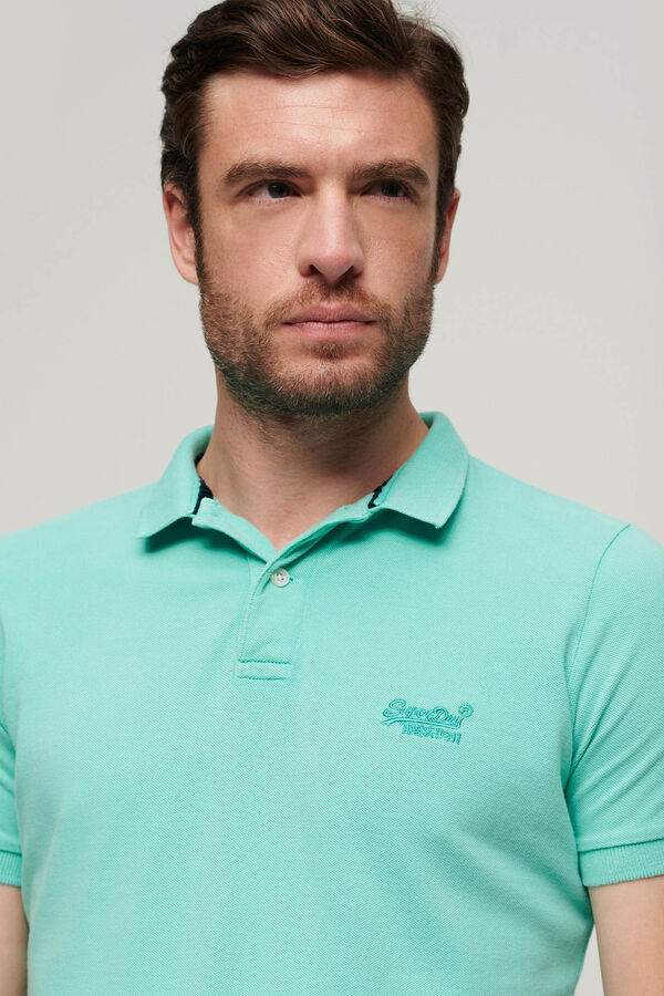 Springfield Destroyed polo shirt blue