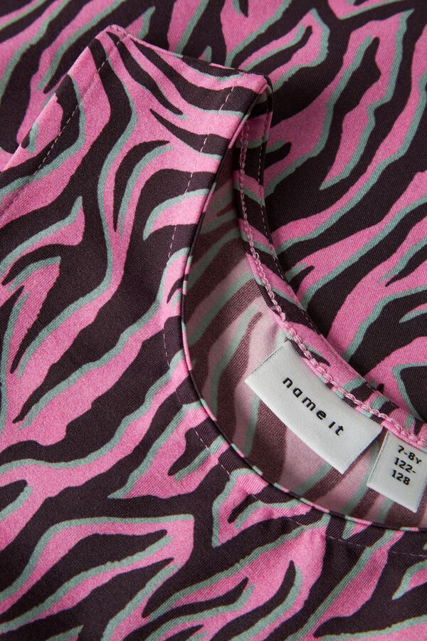 Name It Zebra top pink