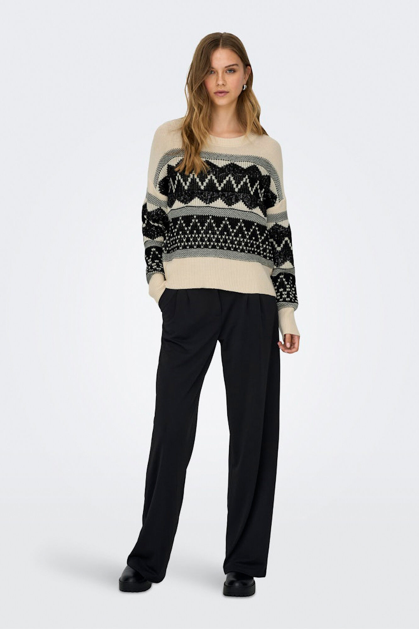 Only Jersey con lentejuelas