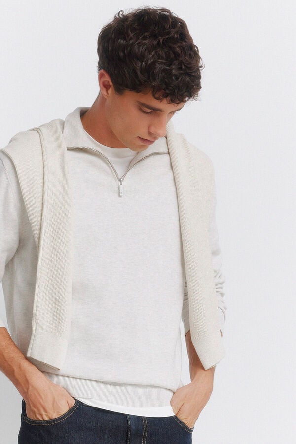 Springfield Basic zip- zip fastening nude