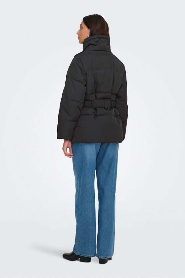 Only Gepolsterte Jacke Schwarz