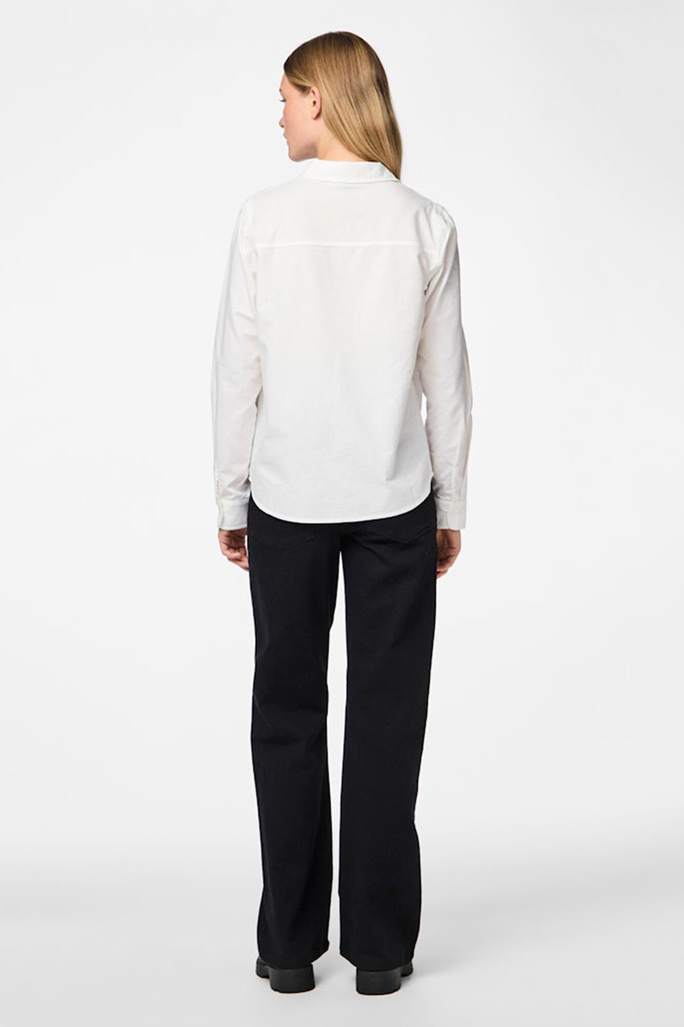 Pieces Camisa oxford b&aacute;sica