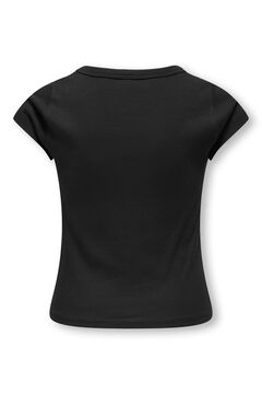 Only Girls Camiseta canal&eacute; manga corta