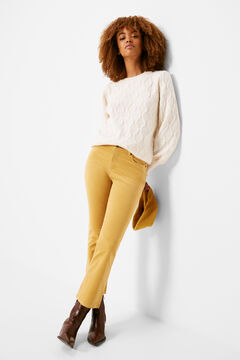 Springfield Corduroy kick flare trousers color
