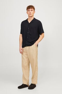 Jack & Jones Relaxed fit short sleeve shirt black