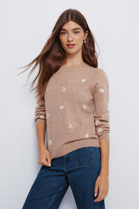 Springfield Camisola bordado com flores