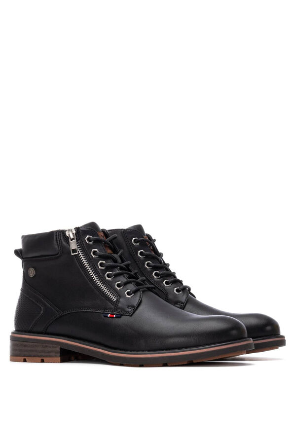 XTI Botin Con Cordones negro