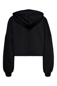 Springfield Short hooded sweatshirt noir