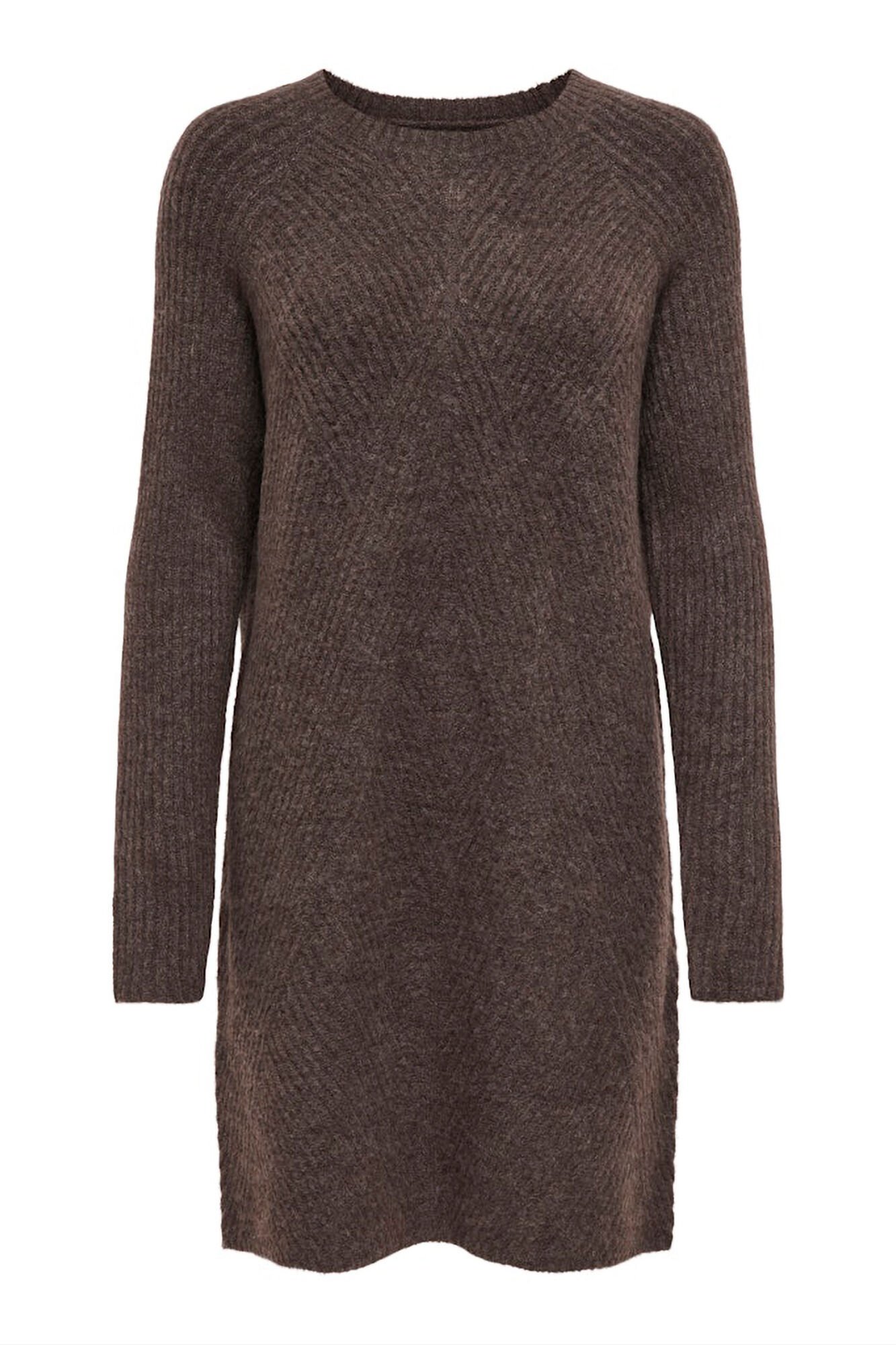 Only Vestido curto de malha canelada