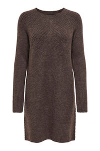 Only Vestido corto de punto acanalado