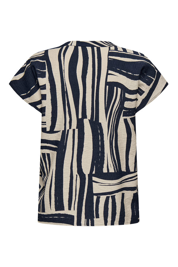 JDY Camiseta manga corta fluida gris