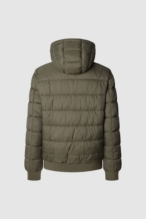 Pepe Jeans Casaco Puffer com Capuz verde