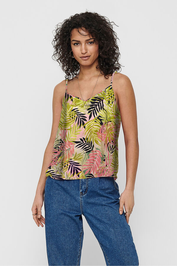 Only Plain strappy top green