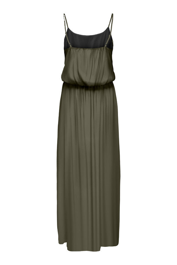 Only Langes einfarbiges Kleid mit Print