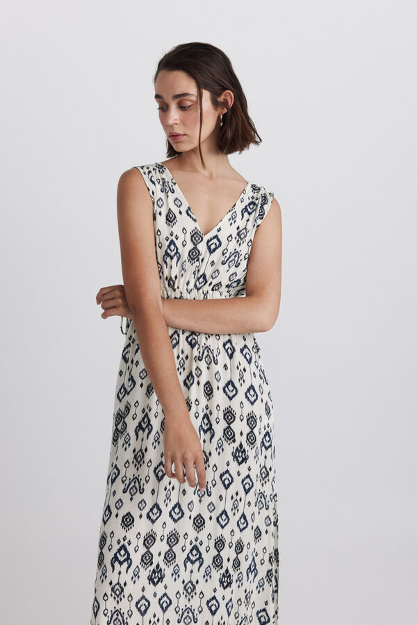 Springfield Strappy waist dress printed