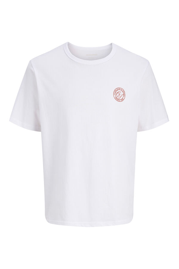 Jack & Jones Camiseta b&aacute;sica relaxed blanco