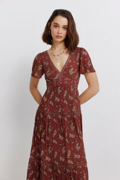 Springfield Border print midi dress