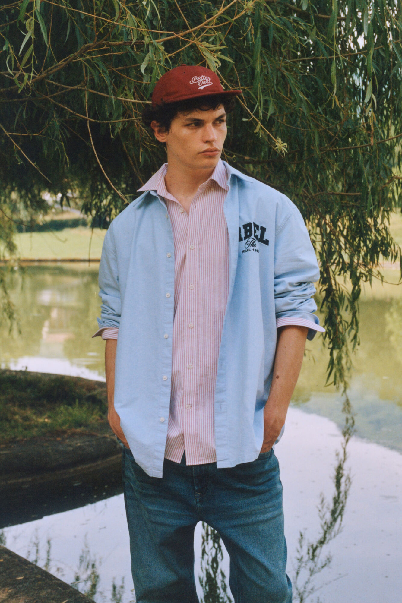 Springfield Embroidered Oxford shirt