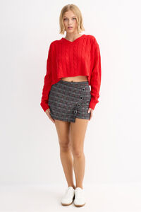 Inside Skort Jacquard Botones