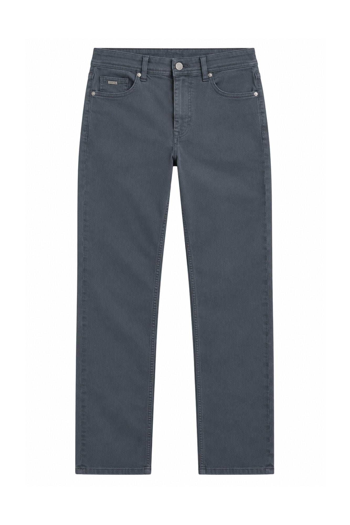 Springfield Washed slim fit 5-pocket trousers
