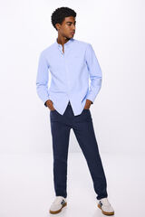 Springfield Slim fit coloured trousers plava