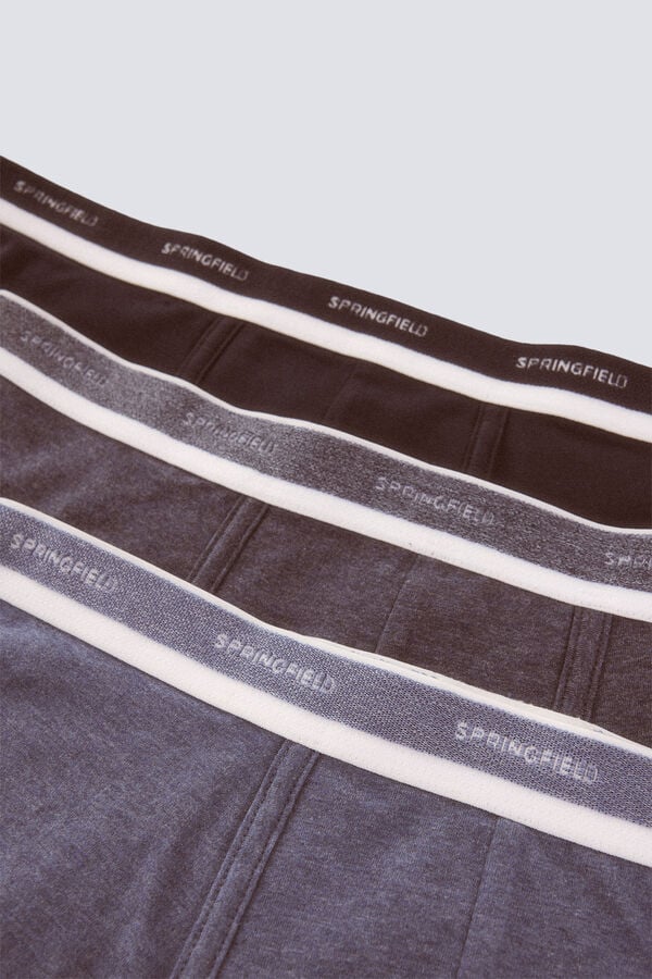 Springfield Pakovanje 3 komada udobnih bokserica Plava