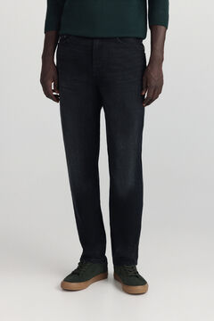Springfield Black slim fit jeans