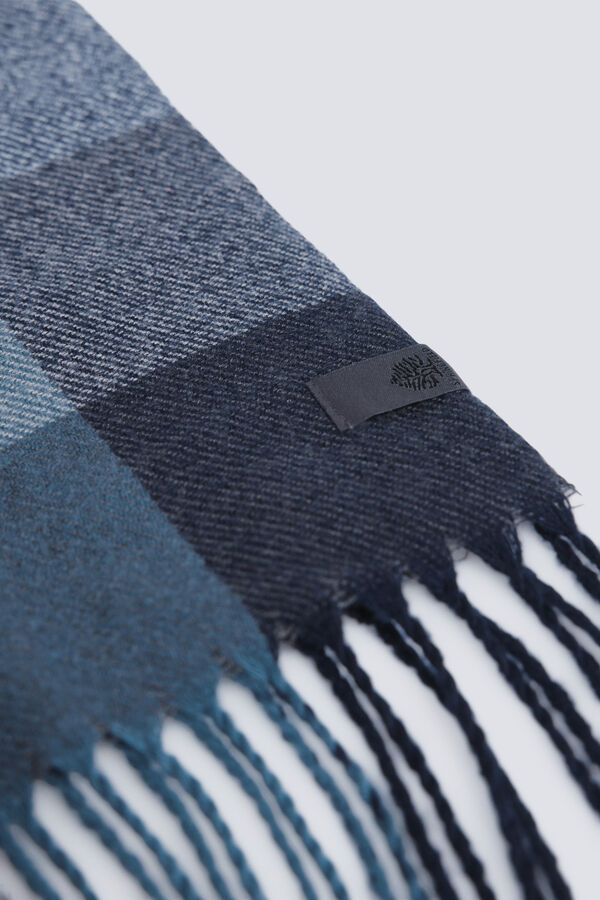 Springfield Bufanda cuadros azul