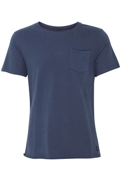 Springfield T-shirt manga curta azul aço