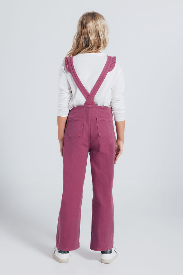 Springfield Kids Dugi kombinezon sa karnerima za devojčice Roze