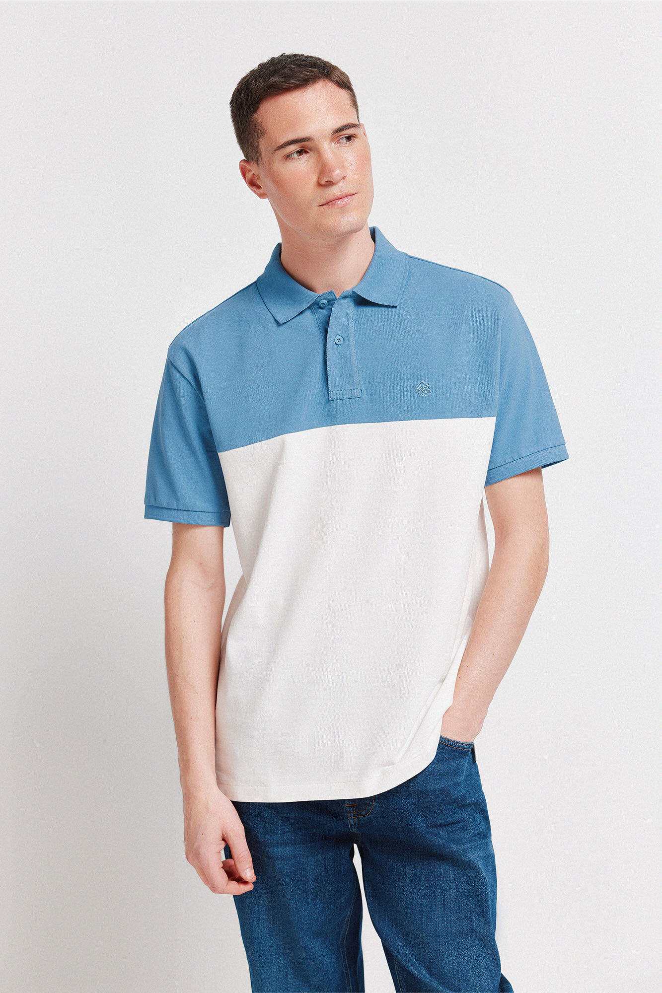 Springfield Piqu&eacute; regular fit polo shirt