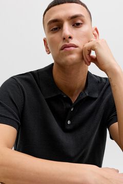 Jack & Jones Polo aus Baumwollstrick im Regular Fit