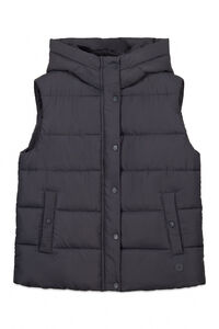 Springfield Puffer gilet with hood