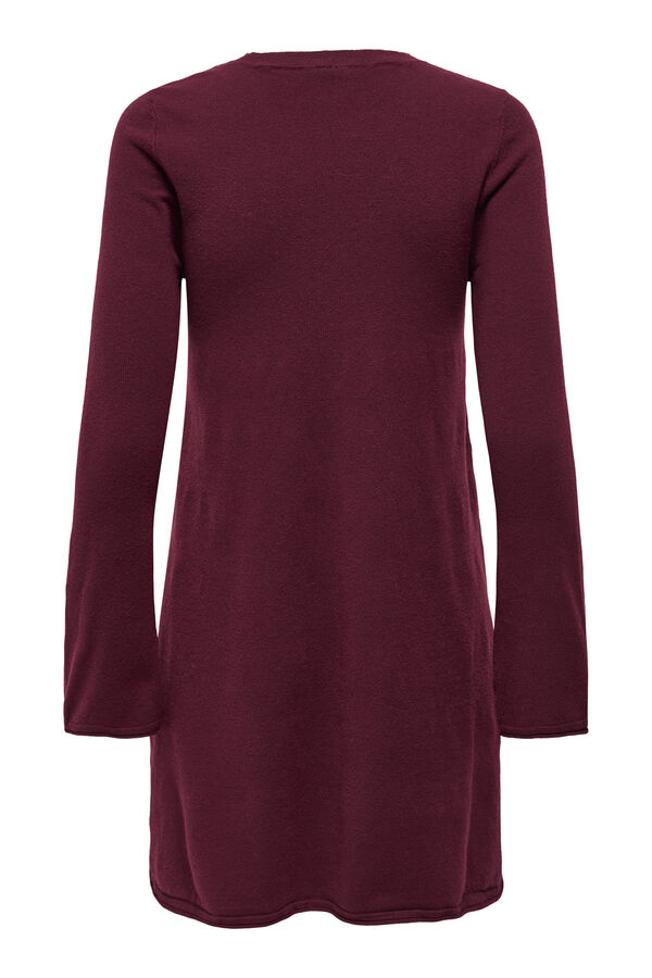 Only Vestido corto manga larga morado/lila